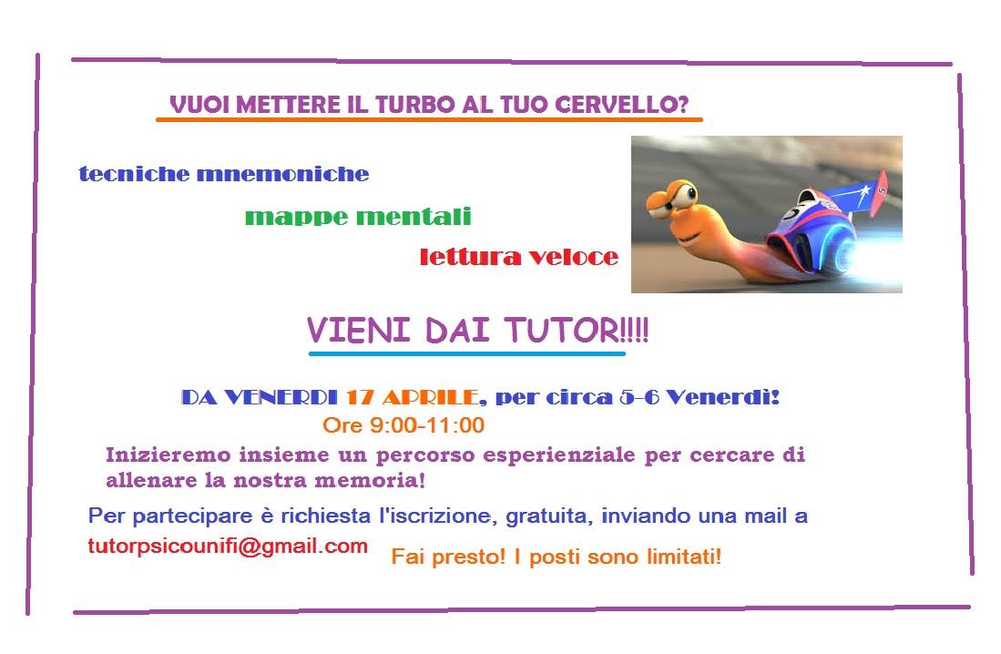 Volantino tecniche di studio