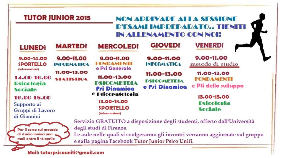 Volantino tutor Junior